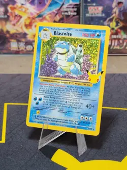 Pokemon TCG: Blastoise 2/102 Celebrations Classic Collection Holo - Image 1