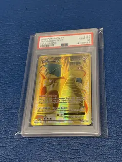 DRAGONITE EX 2016 POKEMON XY EVOLUTIONS FULL ART RARE 106/108 PSA 10 GEM MINT - Image 1