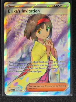 Erika's Invitation 196/165 (Ultra Rare) Pokemon 151 Near Mint - Image 1