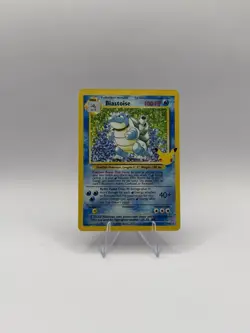 Pokemon TCG 25th Celebrations Blastoise Holo 2/102 NM Mint - Image 1