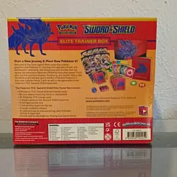 Pokemon Sword & Shield Elite Trainer Booster Box Zacian 2020 English - Image 2