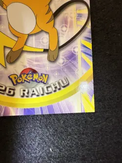 Pokemon Raichu #26 from Topps Black Logo in LP+/NM- condition! - Image 5
