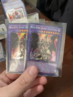 Yu-Gi-Oh! Red-Eyes Dark Dragoon RA02-EN021 Secret Rare 1st Edition Near Mint - Image 1