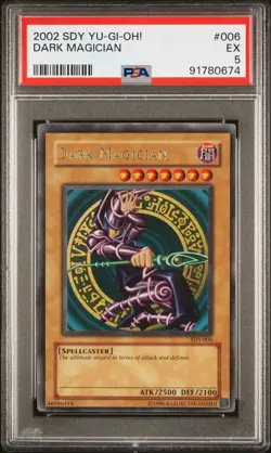 Dark Magician SDY-006 Ultra Rare Unlimited Yugioh PSA 5 *674 - Image 1
