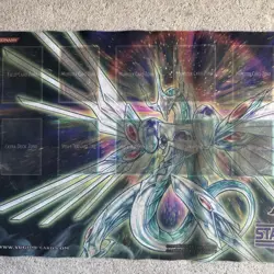 Yugioh Stardust Overdrive Playmat Mat Sneak Peek Majestic Star Dragon 2008 - Image 3