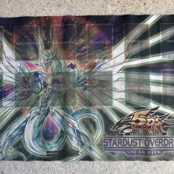 Yugioh Stardust Overdrive Playmat Mat Sneak Peek Majestic Star Dragon 2008 - Image 4