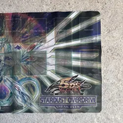 Yugioh Stardust Overdrive Playmat Mat Sneak Peek Majestic Star Dragon 2008 - Image 5
