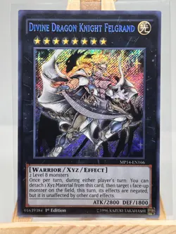 2014 Mega-Tins Mega Pack - Divine Dragon Knight Felgrand MP14-EN166 1st Edition - Image 1
