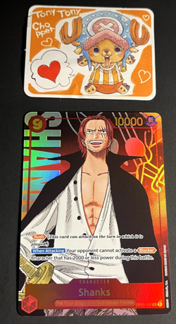 (Parallel) Shanks OP01-120 SEC Romance Dawn Foil One Piece English LP - Image 3
