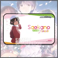 WEISS SCHWARZ TCG: SAEKANO FINALE PLAYMAT | OFFICIAL BUSHIROAD MOUSE PAD - Image 1