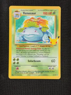Venusaur 15/102 Classic Collection Celebrations: Classic Collection Pokemon NM - Image 1