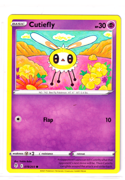 Cutiefly 78/203 Evolving Skies ENGLISH Common 2021 Near Mint Pokemon - Image 1