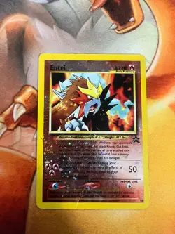 Entei Black Star Movie Promo 34 English Light Play Pokemon TCG - Image 1