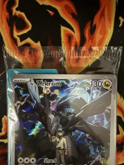 SEALED N's Zekrom 031 Promo Pokemon Center Holo Pokemon TCG MINT - Image 3