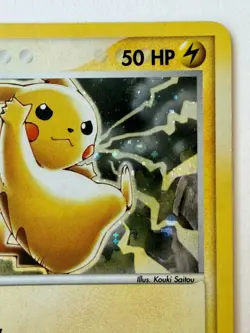Pikachu 012 Black Star Promo 2003 Holo EX Series Collector's Tin Pokemon Card LP - Image 4