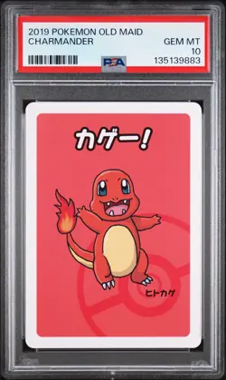 2019 POKEMON OLD MAID CHARMANDER PSA 10 - Image 1