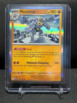 Machamp 068/165 Holo Rare Pokemon 2023 Scarlet & Violet 151 NM English - Image 1