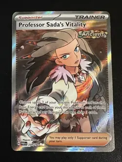Professor Sada's Vitality 239/182 Pokemon Paradox Rift Ultra Rare Holo NM - Image 1