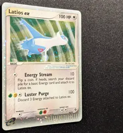Pokemon EX DRAGON - #94/97 Latios ex - Ultra Rare Holo - ENG - SWIRL - LP - Image 5