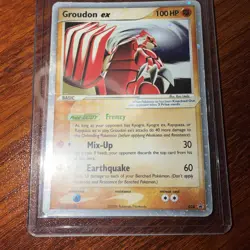 Moderately Played Pokemon 2006 EX Collector's Tins Groudon ex Nintendo Promo 038 - Image 1