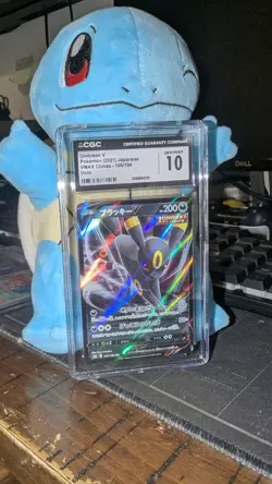 2021 POKEMON JPN SWORD & SHIELD VMAX CLIMAX #100 UMBREON V CGC 10 GEM MINT - Image 5
