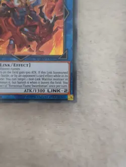 DUOV-EN032 Ferocious Flame Swordsman Ultra Rare 1st Edition YuGiOh Card - Image 5