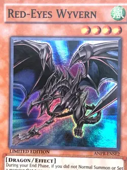 yugioh RED-EYES WYVERN #ANPR-ENSE2 Super North American Near Mint - Image 2