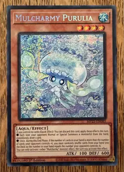 YuGiOh Mulcharmy Purulia MP25-EN085 2025 Mega-Pack 1st Edition - Image 1