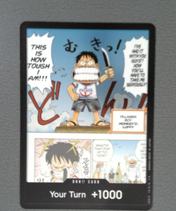 Monkey D. Luffy Don!! One Piece TCG English Young Luffy Devil Fruit Collection - Image 1