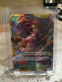 One Piece TCG Donquixote Rosinante SEC OP04-119 English Secret Rare Kingdoms - Image 1