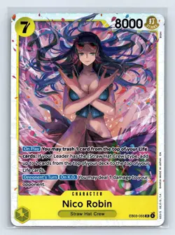 Nico Robin (055) EB03-055 Extra Booster: One Piece Heroines Edition Foil English - Image 1