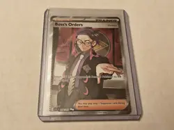 Pokemon Boss's Orders Trainer Full Art Rare Holo Card 256/227 Ascended Heroes NM - Image 1