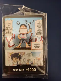 One Piece Don Card Young Luffy Sealed Devil Fruits Collection Vol. 1 Monkey TCG - Image 1