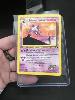 Pokemon Card - Sabrina's Haunter Gym Challenge 55/132 Uncommon 1st Edition NM - Image 1