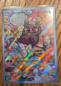 Morpeko 206/182 Paradox Rift Illustration Rare Pokemon TCG Card - Image 1