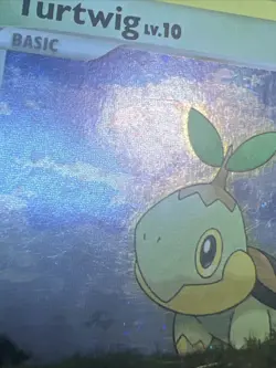 DAMAGED Turtwig 103/130 Cosmos Holofoil League & Championship Cards Pokemon Card - Image 3