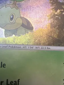 DAMAGED Turtwig 103/130 Cosmos Holofoil League & Championship Cards Pokemon Card - Image 5