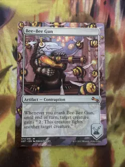 Bee-Bee Gun - Unstable: #171, Magic: The Gathering Nm 171/216 - Image 1