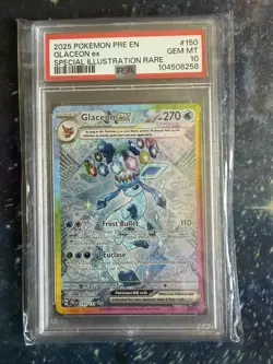 Pokemon TCG - Glaceon ex 150/131 - PSA 10 Gem Mint - Prismatic Evolutions SIR - Image 1