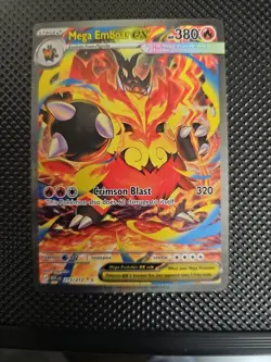 2026 Pokemon Ascended Heroes Mega Emboar ex Special Illustration Rare #273/217 - Image 1