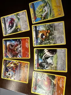 2015 Ancient Traits (Half Art) Holo & Regular Lot (7 cards) Pokemon TCG Cards - Image 1
