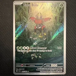 Pokemon TCG Tapu Bulu Holo Illustration Rare Card 065/064 Shrouded Fable NM Cond - Image 1