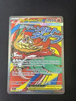 Pokemon TCG Mega Hawlucha Ex 268/217 Ascended Heroes English Mega Attack Rare NM - Image 1