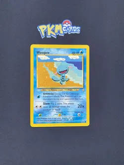 Pokemon TCG Wooper Neo Genesis 82/111 Regular LP. - Image 1