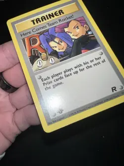 1st Edition Here Comes Team Rocket! 71/82 Pokemon TCG Team Rocket RARE NM - Image 3