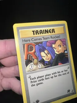 1st Edition Here Comes Team Rocket! 71/82 Pokemon TCG Team Rocket RARE NM - Image 4