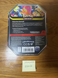 Pokemon TCG Mega Charizard Y ex Tin Sealed IN HAND SHIPS FAST - Image 2