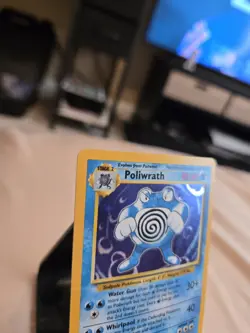 Poliwrath Pokemon TCG Base Set Unlimited Holo Rare 13/102 #13 LP! See Pics Left - Image 3