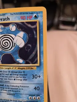 Poliwrath Pokemon TCG Base Set Unlimited Holo Rare 13/102 #13 LP! See Pics Left - Image 4