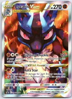 POKEMON TCG LUCARIO VSTAR SWSH291 PR-SW PROMO SWSH BLACK STAR POKEMON - Image 1